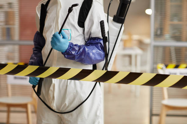Professional Hoarding Cleanup technician working in Columbus, IN
